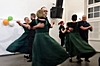Auftritt der Bremer Set Dancer im Dorfgemeinschaftshaus in Platjewerbe
